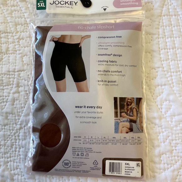 NEW 2 packs Jockey Tummy Smoothing Ultralight Slipshort 5XL - Picture 6 of 7